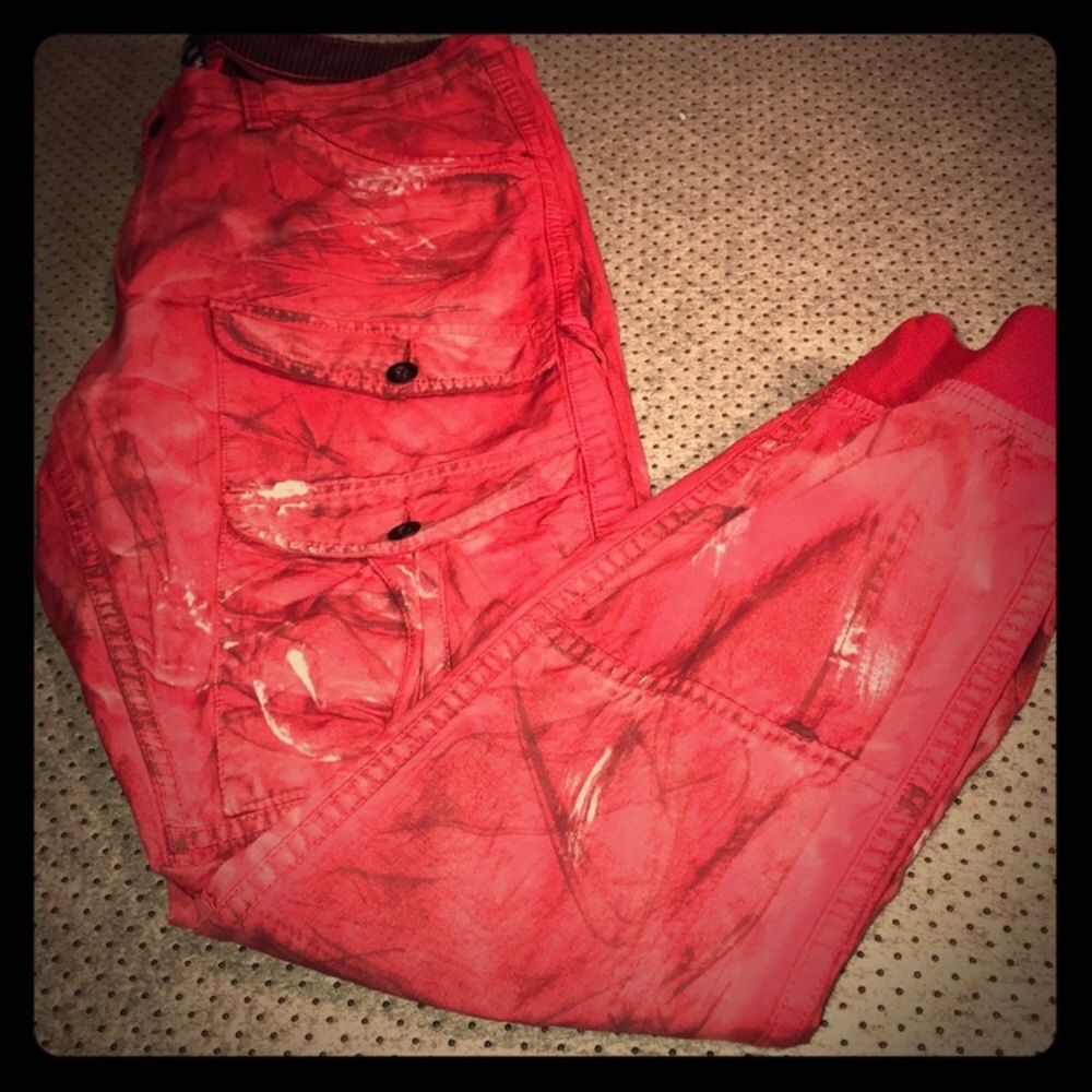 PRPS red cargo pants